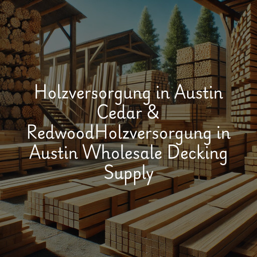 Holzversorgung in