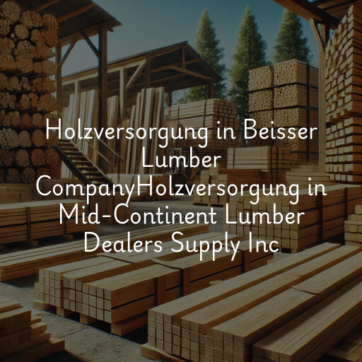 Holzversorgung in
