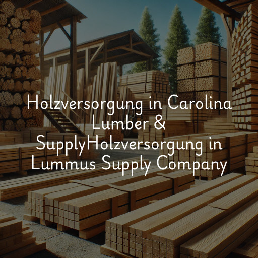 Holzversorgung in