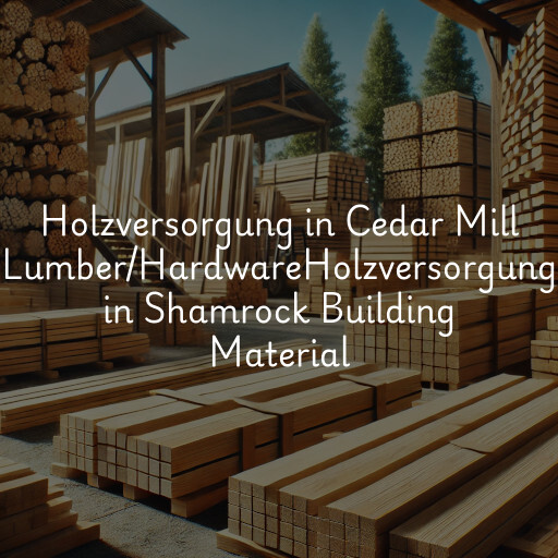Holzversorgung in