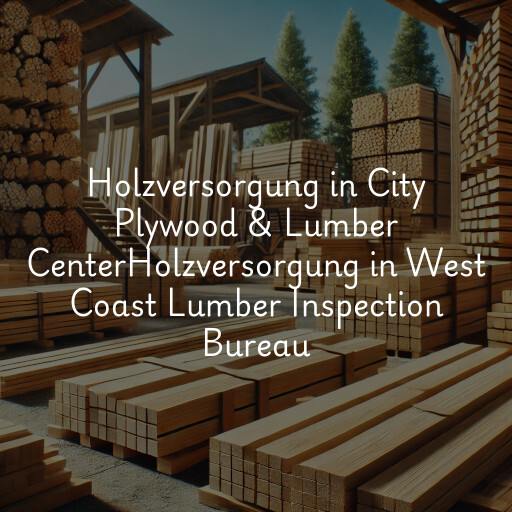 Holzversorgung in