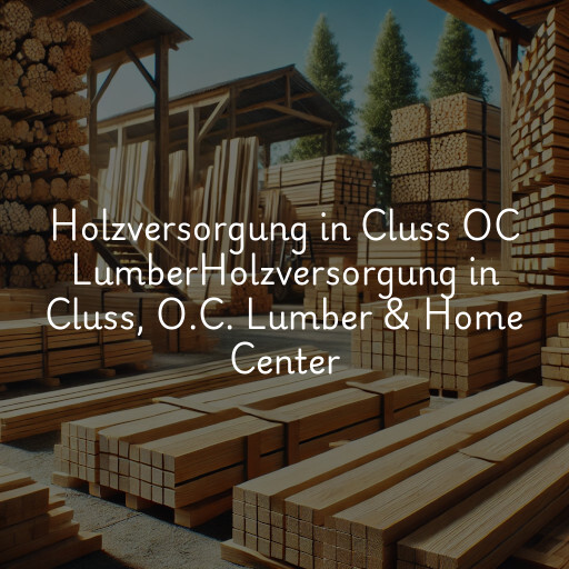 Holzversorgung in