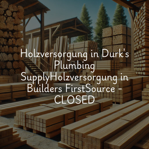 Holzversorgung in