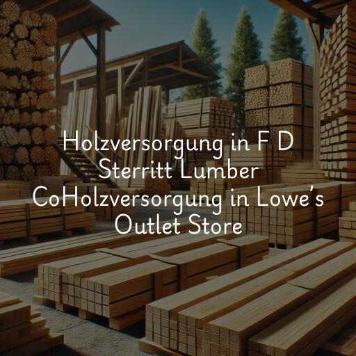 Holzversorgung in