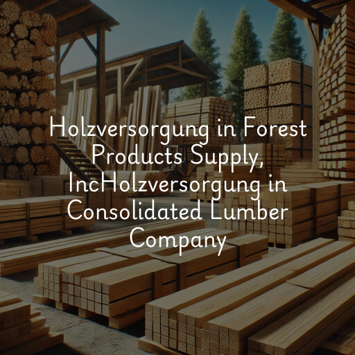 Holzversorgung in