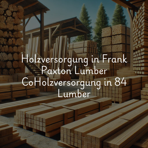 Holzversorgung in