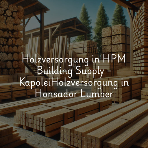 Holzversorgung in