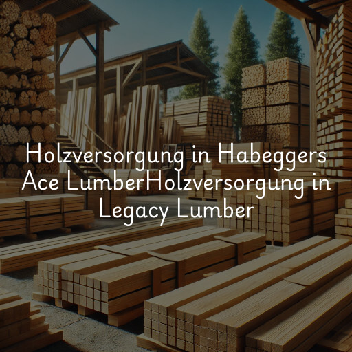 Holzversorgung in