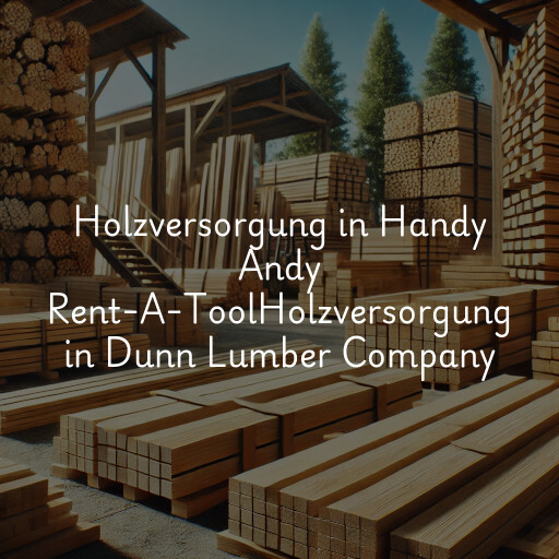 Holzversorgung in