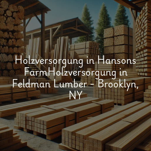 Holzversorgung in