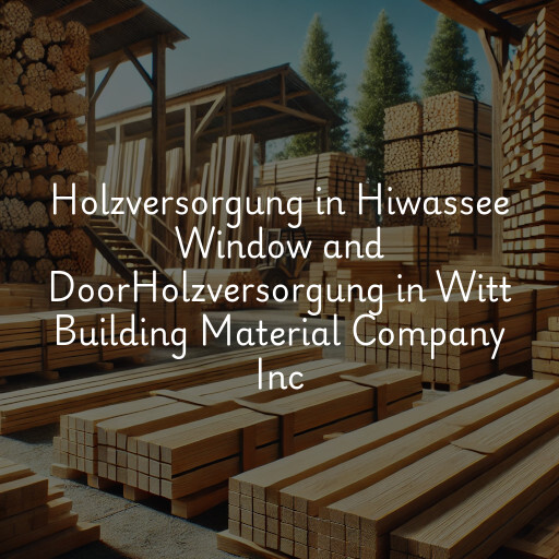 Holzversorgung in