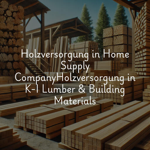 Holzversorgung in