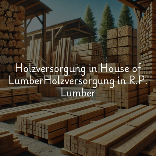 Holzversorgung in