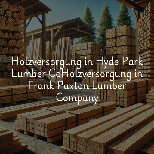 Holzversorgung in