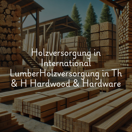 Holzversorgung in