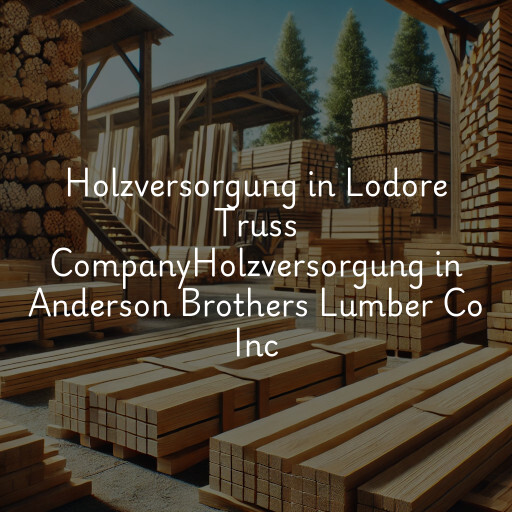 Holzversorgung in