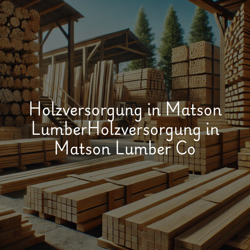 Holzversorgung in