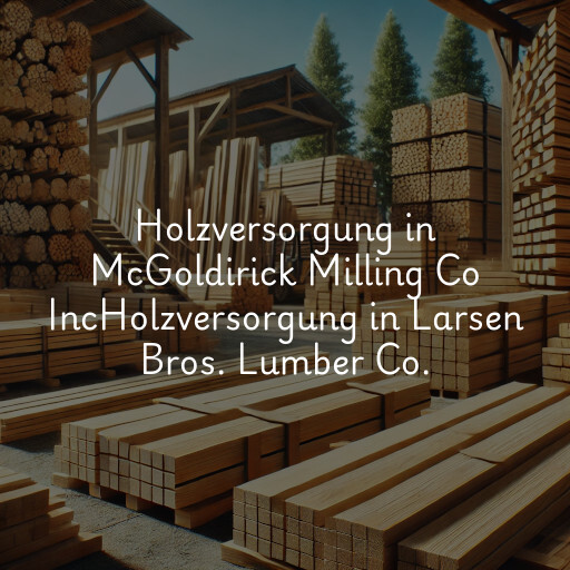 Holzversorgung in