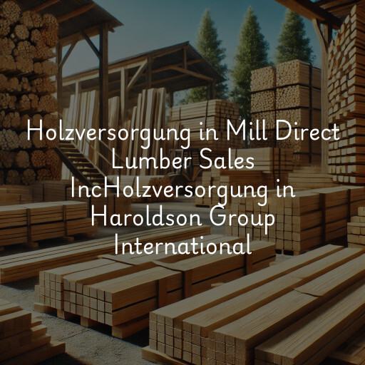 Holzversorgung in