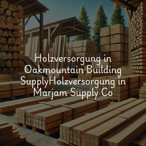Holzversorgung in
