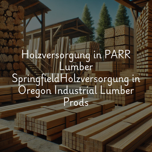 Holzversorgung in