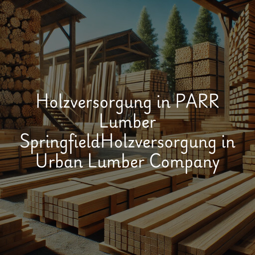 Holzversorgung in