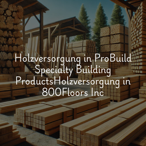 Holzversorgung in