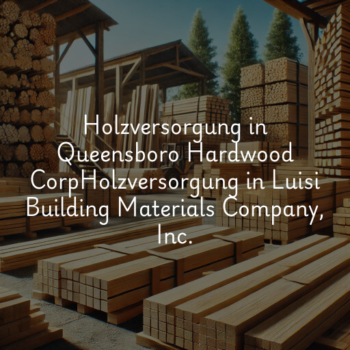Holzversorgung in