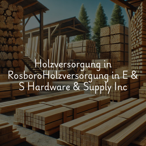 Holzversorgung in