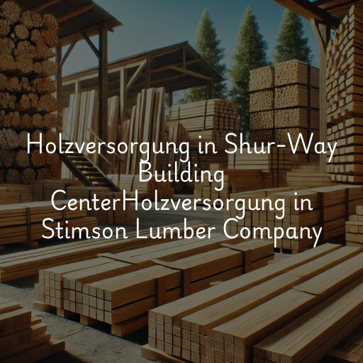 Holzversorgung in