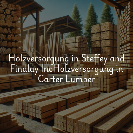Holzversorgung in