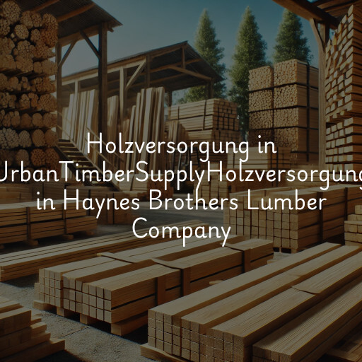 Holzversorgung in