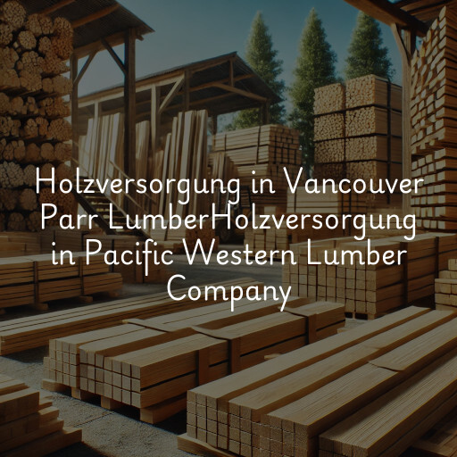 Holzversorgung in