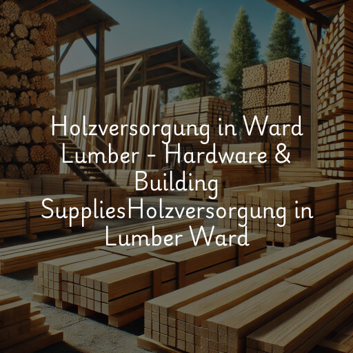 Holzversorgung in