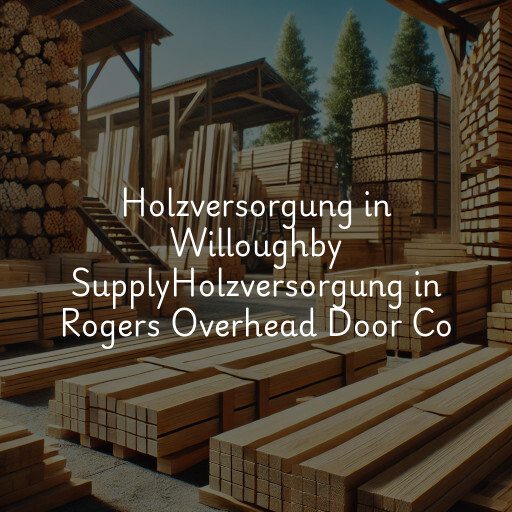 Holzversorgung in