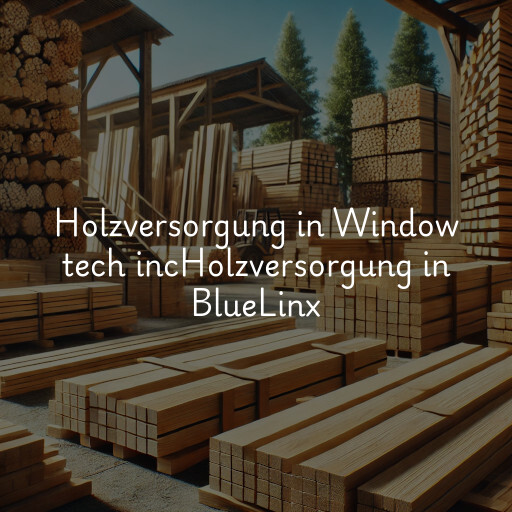 Holzversorgung in