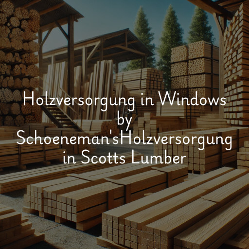 Holzversorgung in