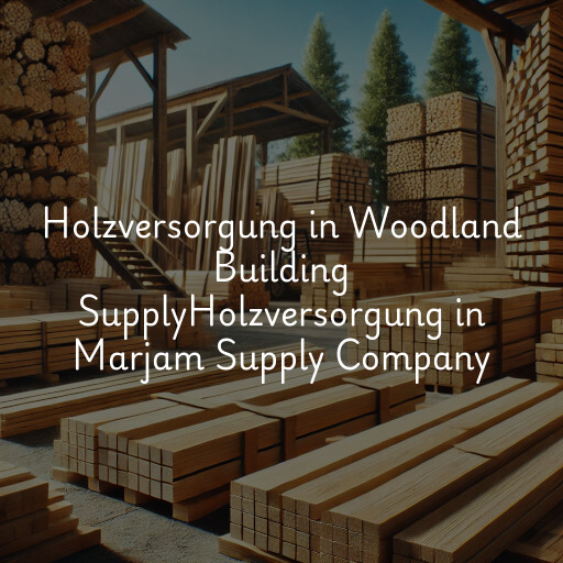 Holzversorgung in