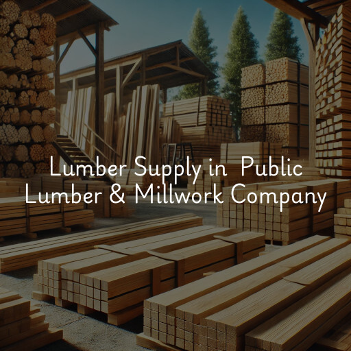 Lumber Yard at  Public Lumber & Millwork Company