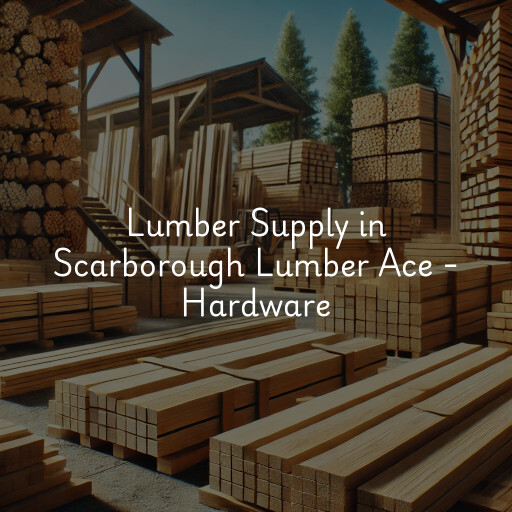 Lumber Yard at  Scarborough Lumber Ace - Hardware