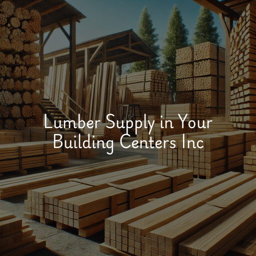 Lumber Supply and Wood Products Your Building Centers Inc