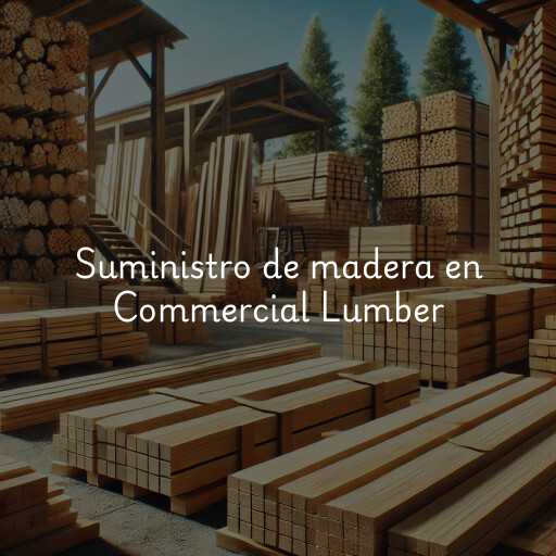Suministro de madera en Commercial Lumber & Pallet Co