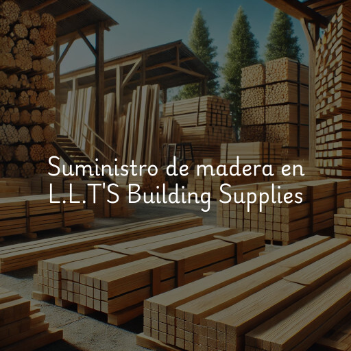 Suministro de madera en L.L.T'S Building Supplies