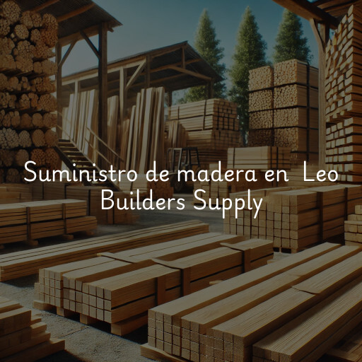 Suministro de madera en Leo Builders Supply