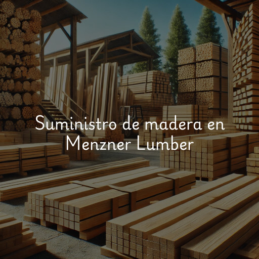Suministro de madera en Menzner Lumber & Supply Co
