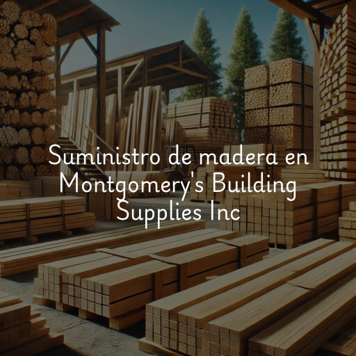 Suministro de madera en Montgomery's Building Supplies Inc