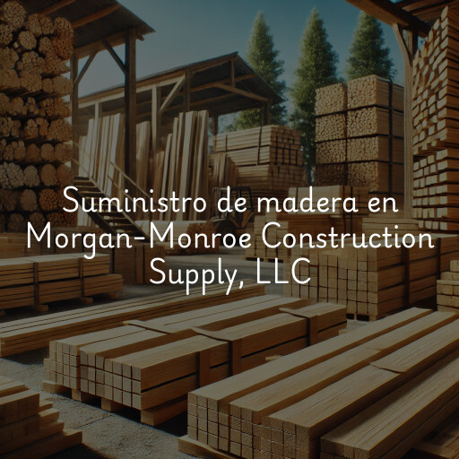 Suministro de madera en Morgan-Monroe Construction Supply, LLC