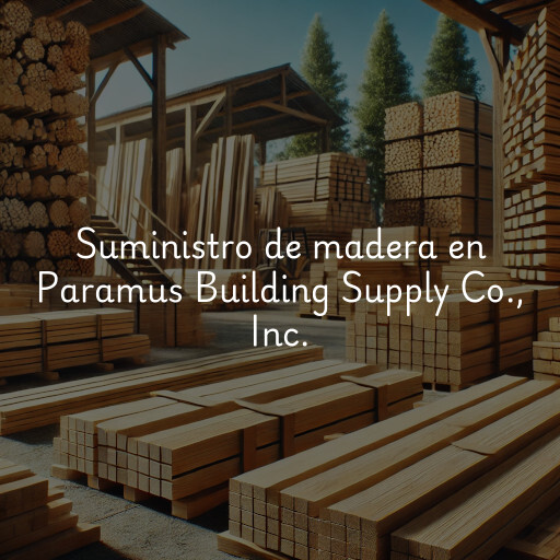 Suministro de madera en Paramus Building Supply Co., Inc.