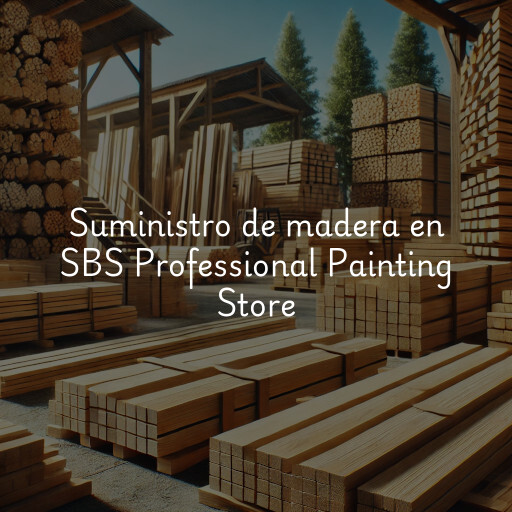 Suministro de madera en SBS Professional Painting Store