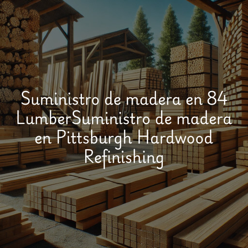 Suministro de madera en